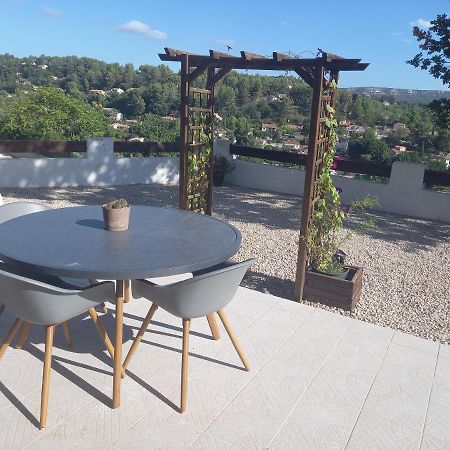 Vue Magnifique, Jardin Et Petit Cocon En Provence Lägenhet Peypin Exteriör bild